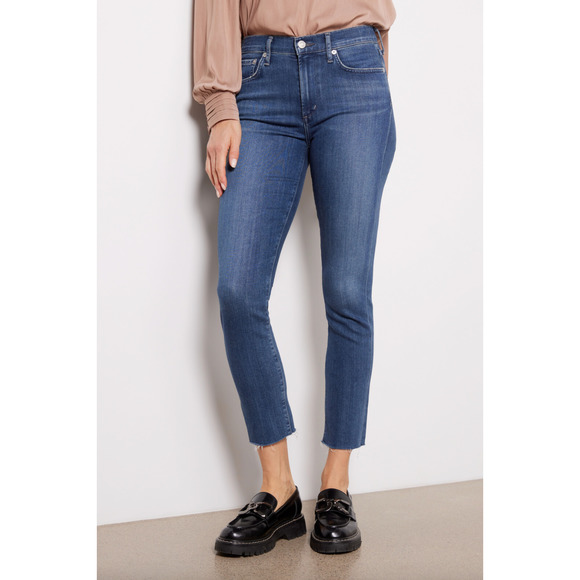 Jean Slim Femme Vince – Taille 26 – Coupe Crop Cheville – Bleu Denim